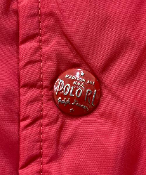 POLO RALPH LAUREN（ポロ・ラルフローレン）POLO RALPH LAUREN (ポロ・ラルフローレン) Water-Repellent Coach Jacket レッド サイズ:Mの古着・服飾アイテム