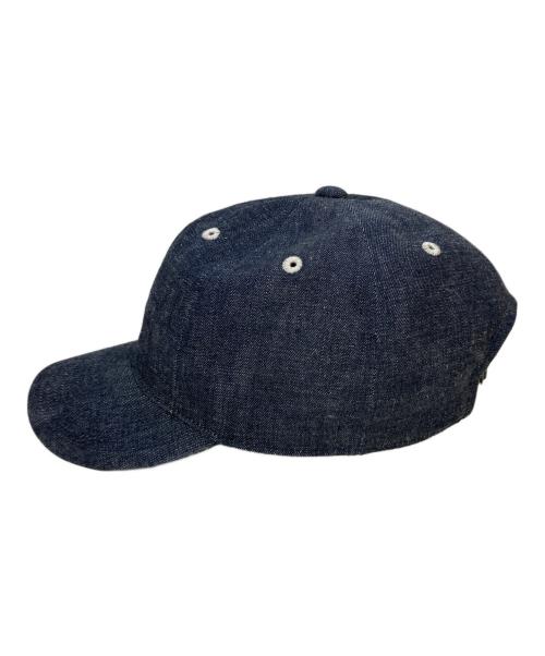 6 Panel Denim Baseball ’F’ Cap（フルカウント）6 Panel Denim Baseball ’F’ Cap (フルカウント) キャップ インディゴ サイズ:FREEの古着・服飾アイテム