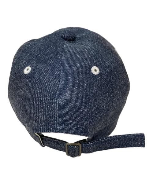 6 Panel Denim Baseball ’F’ Cap（フルカウント）6 Panel Denim Baseball ’F’ Cap (フルカウント) キャップ インディゴ サイズ:FREEの古着・服飾アイテム