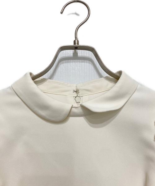 CELFORD（セルフォード）CELFORD (セルフォード) 襟付きデザインブラウス アイボリー サイズ:36の古着・服飾アイテム