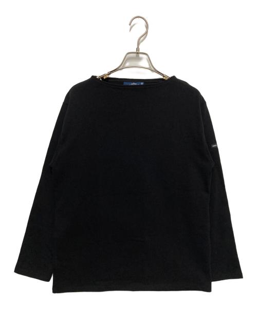 SAINT JAMES（セントジェームス）SAINT JAMES (セントジェームス) ウェッソン  バスクシャツ ブラック サイズ:Sの古着・服飾アイテム