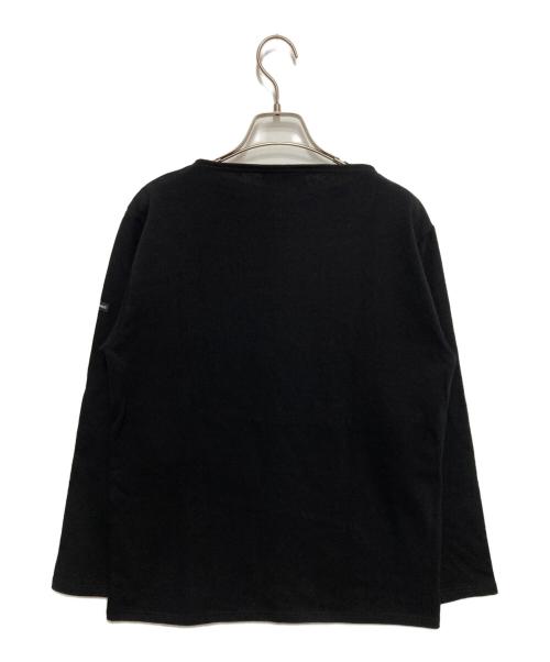 SAINT JAMES（セントジェームス）SAINT JAMES (セントジェームス) ウェッソン  バスクシャツ ブラック サイズ:Sの古着・服飾アイテム