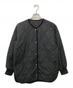 green label relaxingグリーンレーベルリラクシング）の古着「リバーシブル キルティング ブルゾン」｜ブラック