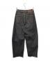 Something (サムシング) FREAK'S STORE (フリークスストア) 別注 TUCK CURVE WIDE DENIM PANTS グレー サイズ:Ｓ：5000円