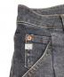 中古・古着 Something (サムシング) FREAK'S STORE (フリークスストア) 別注 TUCK CURVE WIDE DENIM PANTS グレー サイズ:Ｓ：5000円