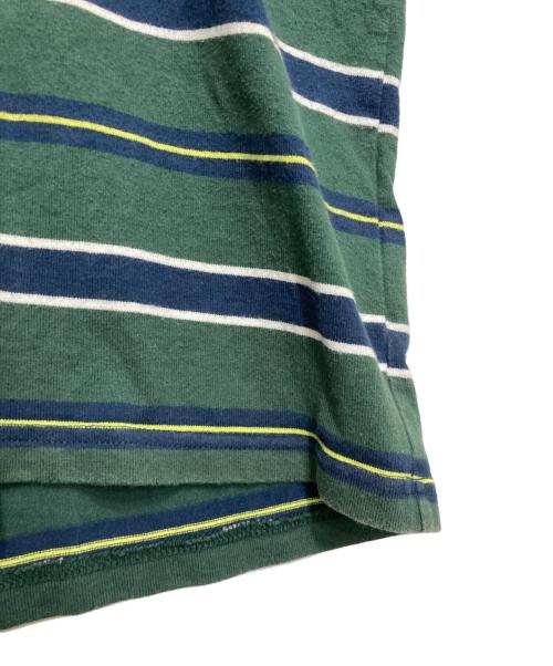 FreshService（フレッシュサービス）FreshService (フレッシュサービス) MULTI BORDER S/S TEE グリーン サイズ:Fの古着・服飾アイテム