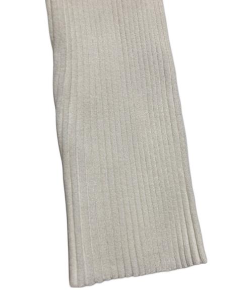theory（セオリー）theory (セオリー) Wooster Crepe Knit BUTTON RIB CARD ホワイト サイズ:Pの古着・服飾アイテム
