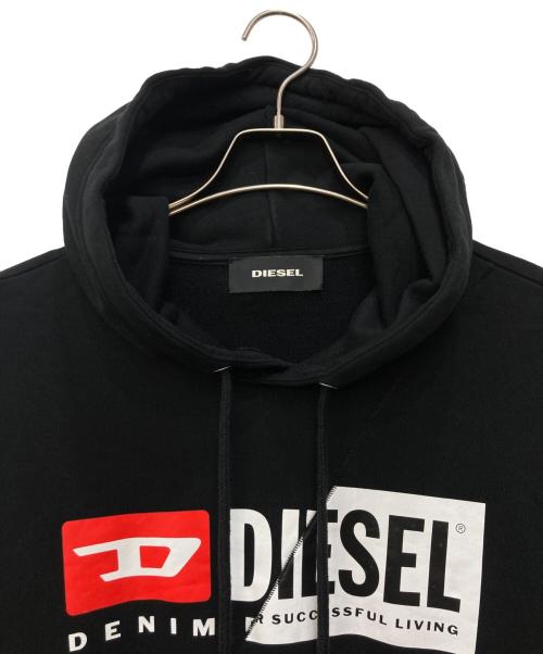 DIESEL（ディーゼル）DIESEL (ディーゼル) S-GIRK-HOOD ブラック サイズ:Mの古着・服飾アイテム