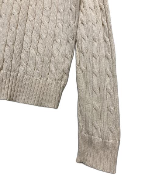 POLO RALPH LAUREN（ポロ・ラルフローレン）POLO RALPH LAUREN (ポロ・ラルフローレン) ケーブルニット ベージュ サイズ:XLの古着・服飾アイテム