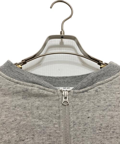 Americana（アメリカーナ）Americana (アメリカーナ) MA-1型バックワッペンジップアップスウェット グレー サイズ:不明の古着・服飾アイテム