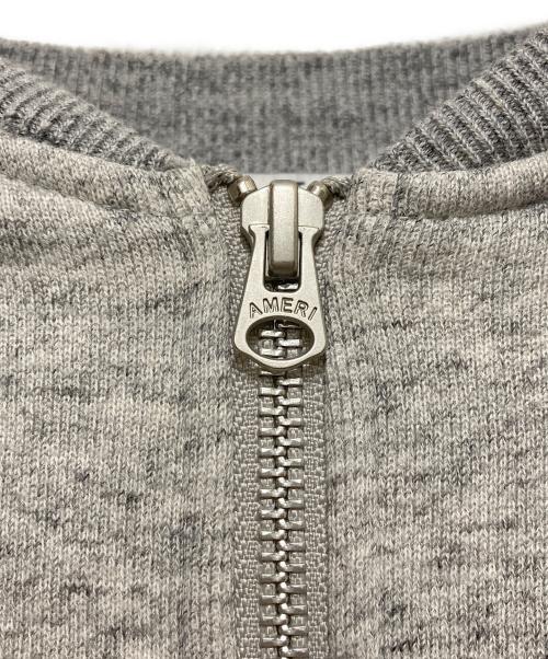 Americana（アメリカーナ）Americana (アメリカーナ) MA-1型バックワッペンジップアップスウェット グレー サイズ:不明の古着・服飾アイテム