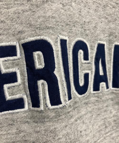 Americana（アメリカーナ）Americana (アメリカーナ) MA-1型バックワッペンジップアップスウェット グレー サイズ:不明の古着・服飾アイテム