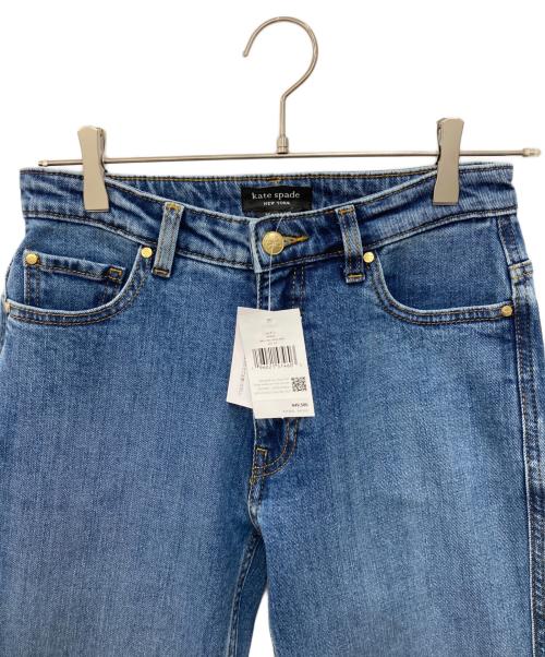Kate Spade（ケイトスペード）Kate Spade (ケイトスペード) キック フレア ジーン インディゴ サイズ:SIZE 26 未使用品の古着・服飾アイテム