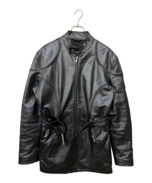 BELSTAFF（ベルスタッフ）BELSTAFF (ベルスタッフ) レザーコート ブラック サイズ:Lの古着・服飾アイテム