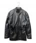 BELSTAFF（ベルスタッフ）の古着「レザーコート」｜ブラック