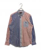 POLO RALPH LAURENポロ・ラルフローレン）の古着「CLASSIC FIT STRIPED OXFORD FUN SHIRT」｜ピンク×ブルー