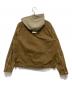 DIESEL (ディーゼル) ダメージ加工ワークジャケット ブラウン サイズ:XL：7000円