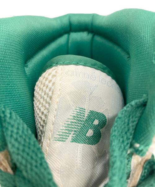 NEW BALANCE（ニューバランス）NEW BALANCE (ニューバランス) Aime Leon Dore (エメ レオン ドレ) ハイカットスニーカー グリーン×アイボリー サイズ:29の古着・服飾アイテム