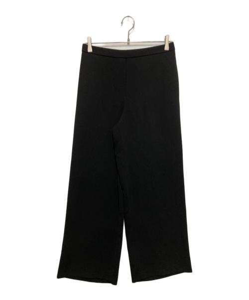 theory（セオリー）theory (セオリー) WIDE PULL ON L ワイドパンツ ブラック サイズ:Mの古着・服飾アイテム