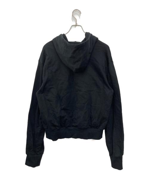 TAAKK（ターク）TAAKK (ターク) FLOWER PRINT JERSEY HOODIE ブラック サイズ:3の古着・服飾アイテム