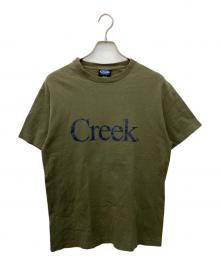 Creek（クリーク）の古着「ロゴTシャツ」｜カーキ