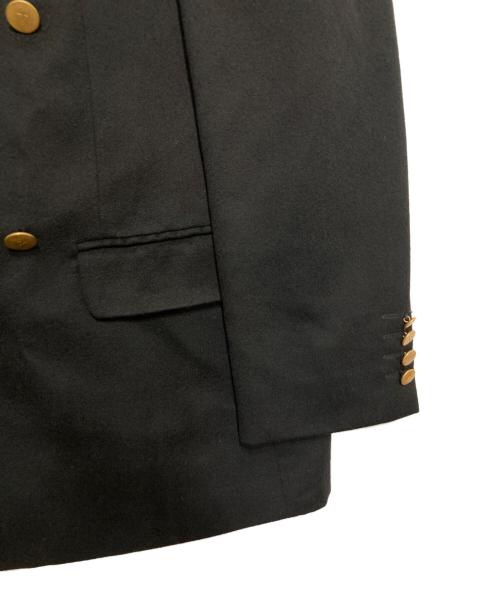 VALENTINO UOMO（ヴァレンティノ ウモ）VALENTINO UOMO (ヴァレンティノ ウモ) カシミヤ金釦ダブルジャケット ブラック サイズ:38の古着・服飾アイテム
