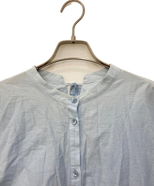 Sono（ソーノ）Sono (ソーノ) 2WAY リンクルローン フレアブラウス スカイブルー サイズ:1の古着・服飾アイテム