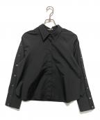 theory luxeセオリーリュクス）の古着「AIRY 比翼シャツ」｜ブラック