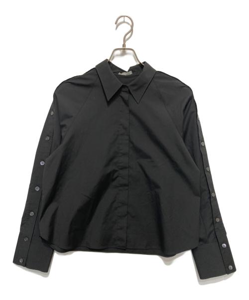 theory luxe（セオリーリュクス）theory luxe (セオリーリュクス) AIRY 比翼シャツ ブラック サイズ:SIZE 38の古着・服飾アイテム
