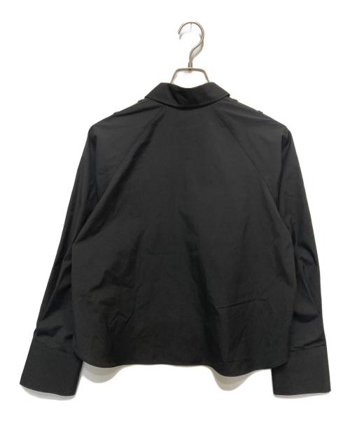 theory luxe（セオリーリュクス）theory luxe (セオリーリュクス) AIRY 比翼シャツ ブラック サイズ:SIZE 38の古着・服飾アイテム