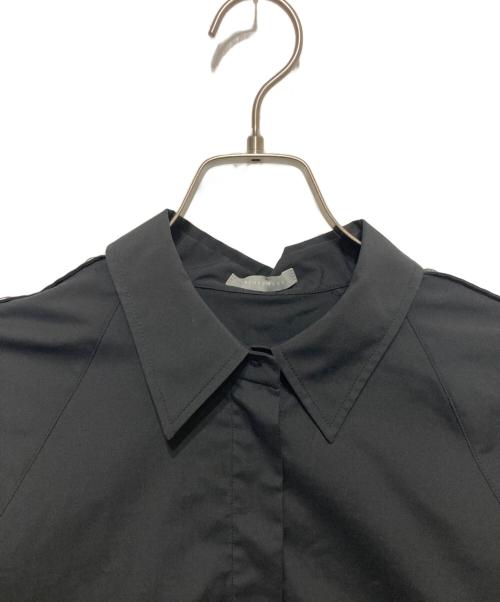 theory luxe（セオリーリュクス）theory luxe (セオリーリュクス) AIRY 比翼シャツ ブラック サイズ:SIZE 38の古着・服飾アイテム