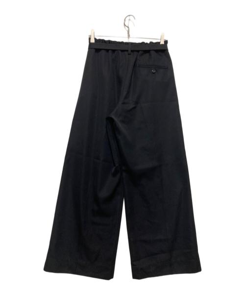 Ujoh（ウジョー）UJOH (ウジョー) ベルテッドワイドパンツ ブラック サイズ:2の古着・服飾アイテム
