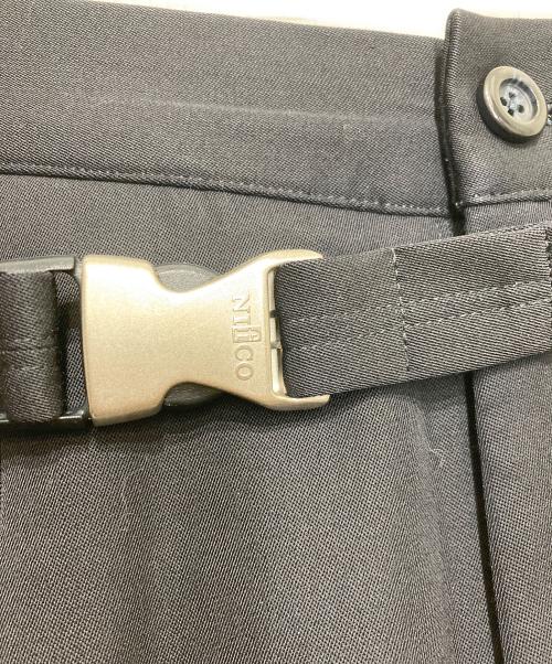Ujoh（ウジョー）UJOH (ウジョー) ベルテッドワイドパンツ ブラック サイズ:2の古着・服飾アイテム