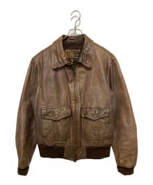 vintage fifty five  inc（ヴィンテージ フィフティ ファイブ インク）の古着「レザージャケット」｜ブラウン