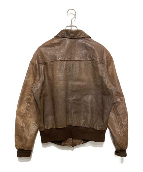 vintage fifty five  inc（ヴィンテージ フィフティ ファイブ インク）vintage fifty five  inc (ヴィンテージ フィフティ ファイブ インク) レザージャケット ブラウン サイズ:XXLの古着・服飾アイテム