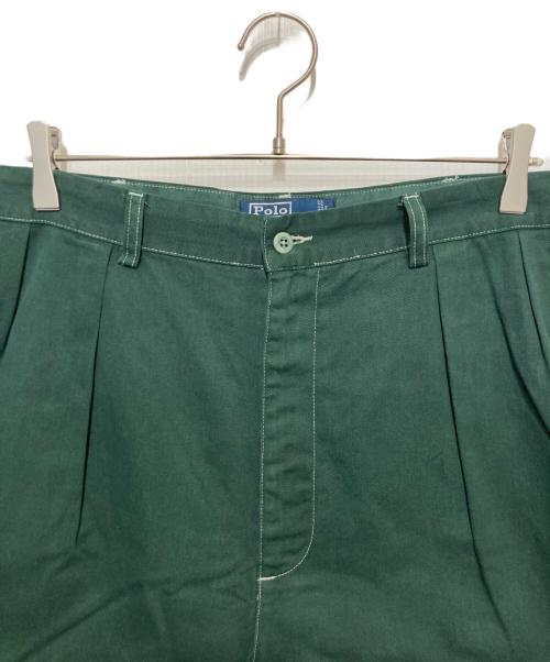 POLO RALPH LAUREN（ポロ・ラルフローレン）POLO RALPH LAUREN (ポロ・ラルフローレン) ポロチノ グリーン サイズ:SIZE 38の古着・服飾アイテム