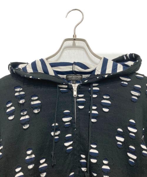 COMME des GARCONS HOMME（コムデギャルソン オム）COMME des GARCONS HOMME (コムデギャルソン オム) ジップパーカー ブラック サイズ:Sの古着・服飾アイテム