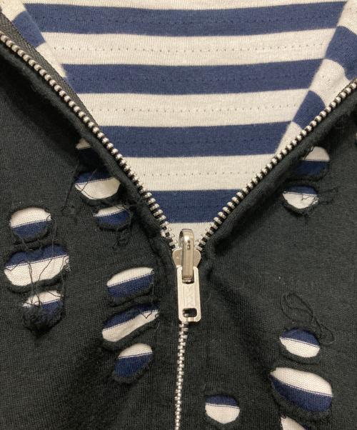 COMME des GARCONS HOMME（コムデギャルソン オム）COMME des GARCONS HOMME (コムデギャルソン オム) ジップパーカー ブラック サイズ:Sの古着・服飾アイテム