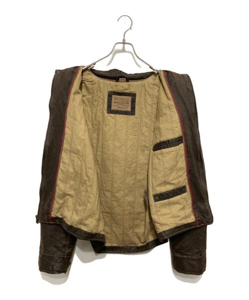 Columbia（コロンビア）Columbia (コロンビア) ジップアップジャケット ブラウン サイズ:Mの古着・服飾アイテム