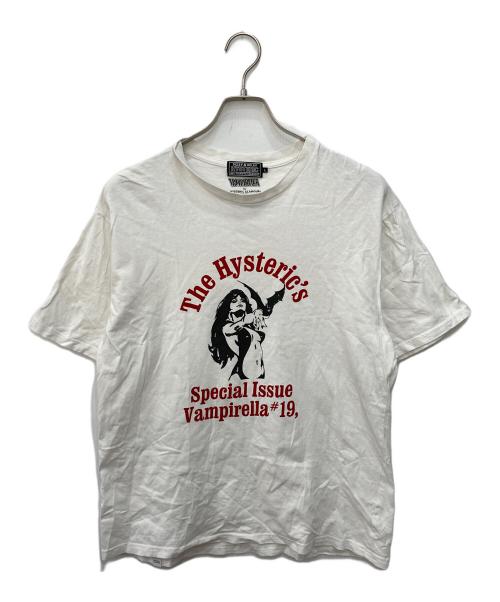 Hysteric Glamour（ヒステリックグラマー）Hysteric Glamour (ヒステリックグラマー) VP/SPECIAL ISSUE Tシャツ ホワイト サイズ:Ｌの古着・服飾アイテム