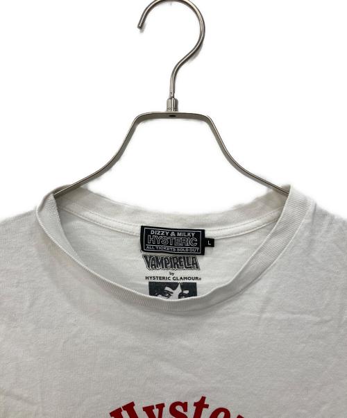 Hysteric Glamour（ヒステリックグラマー）Hysteric Glamour (ヒステリックグラマー) VP/SPECIAL ISSUE Tシャツ ホワイト サイズ:Ｌの古着・服飾アイテム