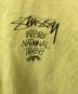 中古・古着 stussy (ステューシー) TRIBE STACK TEE トライブ スタック ティー イエロー サイズ:Ｌ：6000円