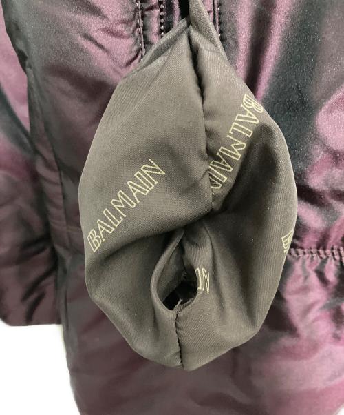 BALMAIN（バルマン）BALMAIN (バルマン) ダウンコート パープル サイズ:Lの古着・服飾アイテム
