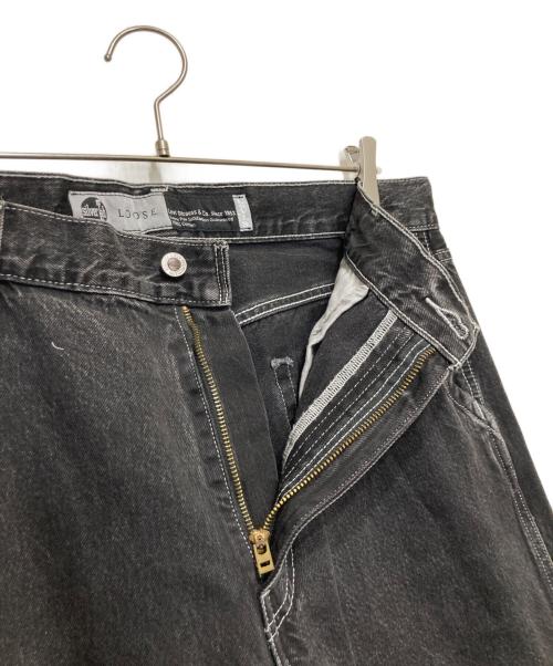 LEVI'S（リーバイス）LEVI'S (リーバイス) SilverTab ルーズフィットカーゴ ブラック サイズ:W34 L32の古着・服飾アイテム