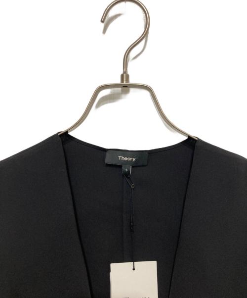 theory（セオリー）theory (セオリー) DRAPED SHELL ブラウス ブラック サイズ:ｓ 未使用品の古着・服飾アイテム