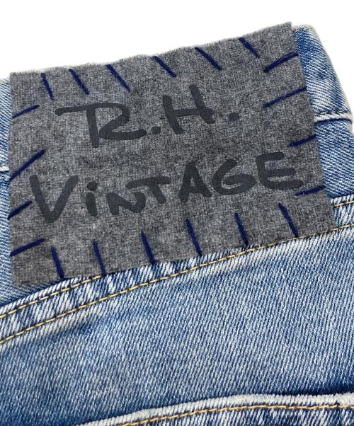 R.H.Vintage（ロンハーマン・ヴィンテージ）R.H.Vintage (ロンハーマン・ヴィンテージ) ヴィンテージウォッシュデニムパンツ ブルー サイズ:24の古着・服飾アイテム