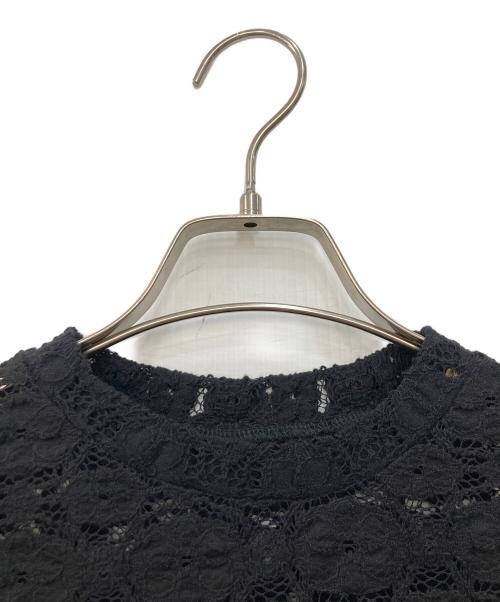 machatt（マチャット）machatt (マチャット) ラッセルレーストップス ブラック サイズ:F 未使用品の古着・服飾アイテム