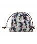 LOEWE (ロエベ) ドローストリングポーチ アイボリー：15000円