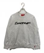 SUPREMEシュプリーム）の古着「Futura Logo Crewneck」｜グレー