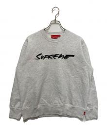 SUPREME（シュプリーム）の古着「Futura Logo Crewneck」｜グレー